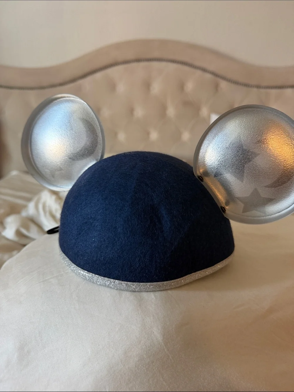 Disney Navy and Silver 'Magical Place' Ear Hat